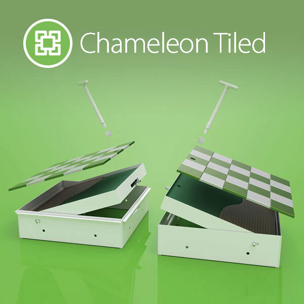 Chameleon Tiled Access Hatch