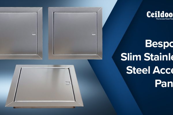 Bespoke stainless steel access panels for railway station
