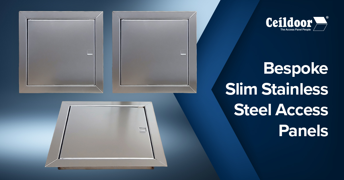 Bespoke stainless steel access panels for railway station