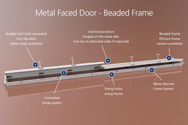 Connect - Metal Faced Door - Beaded Frame